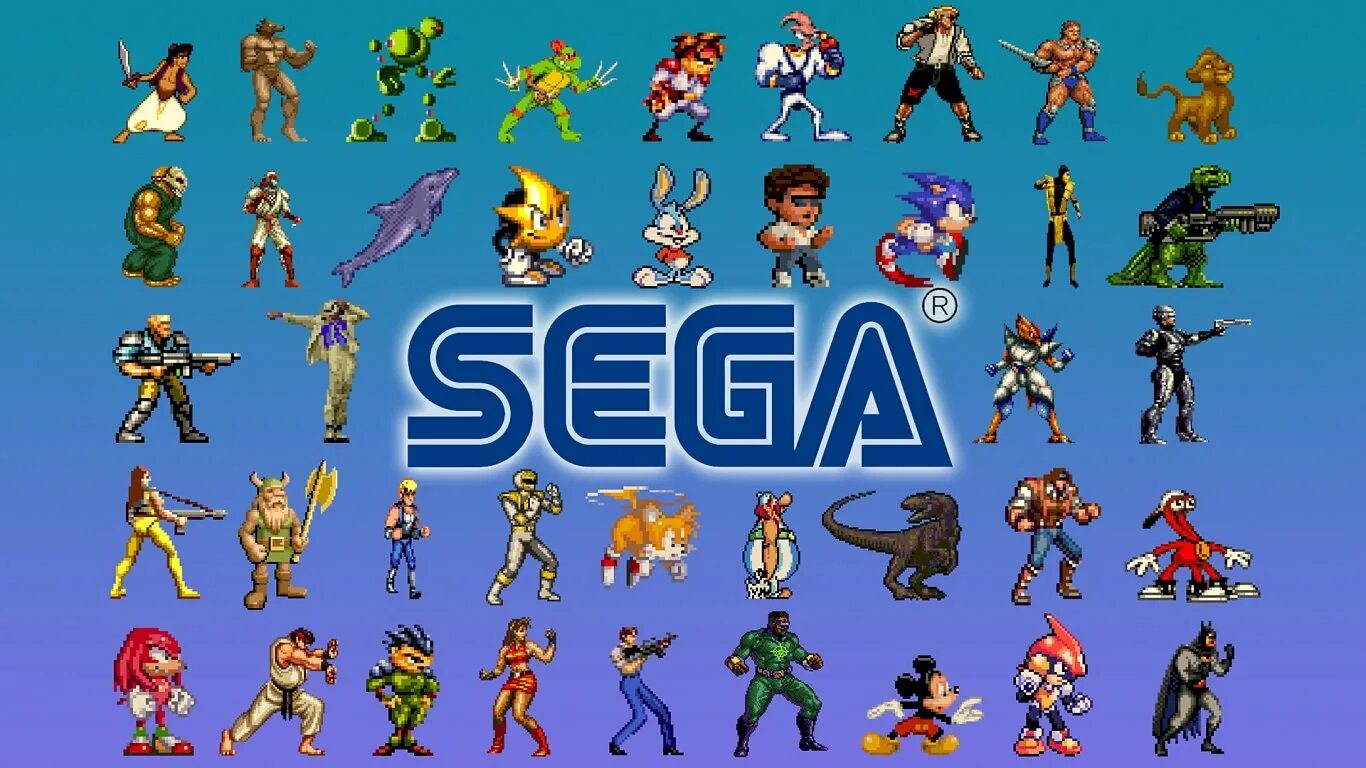 Sega новые игры. Sega игры. Игры сега картинки. Сега логотип. Персонажи игр сега.