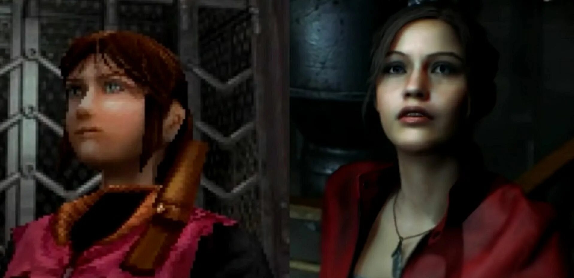 Клэр Редфилд ремейк и оригинал. Resident Evil 2 Original. Resident Evil 2 Original Claire.