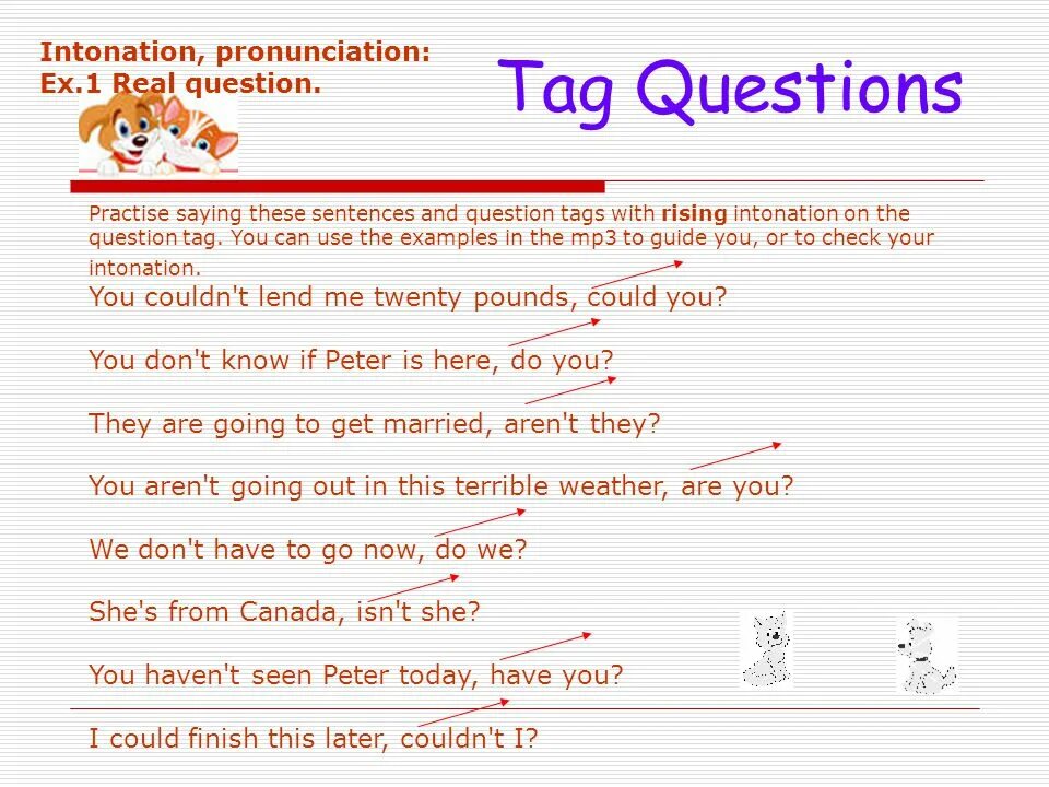 Tag questions в английском языке. Tag questions intonation. Tag questions для детей. Questions of intonation.