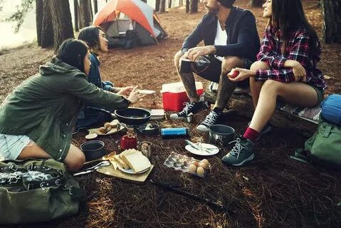 Camping friends