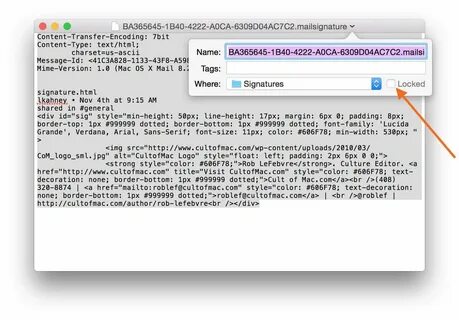 Html подпись