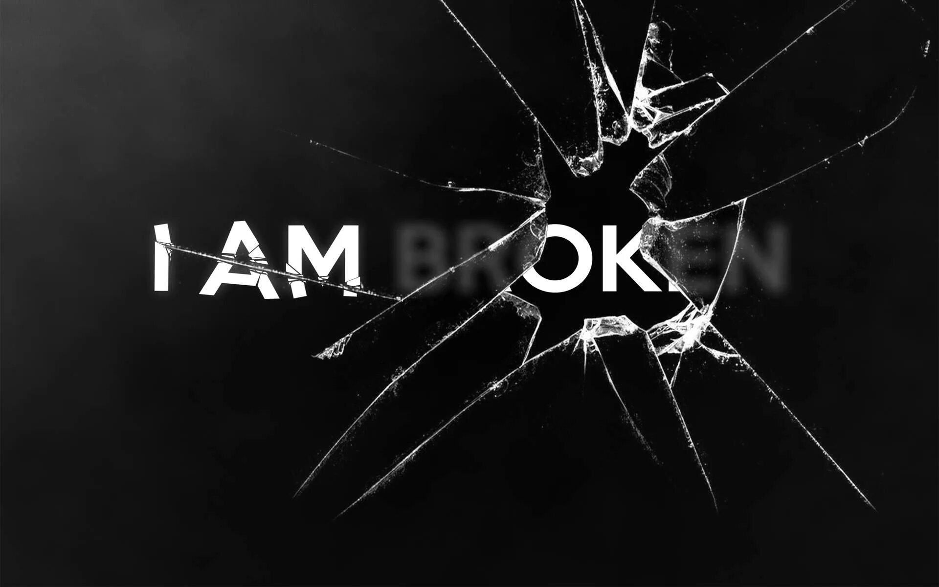 L am broken. Обои i am broken. Обои i'm ok. Im ok на черном фоне. Обои im ok broken.