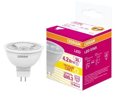 Светодиодная лампа mr16 12v gu 5.3