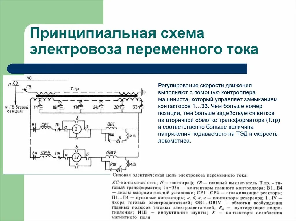 Напряжение сети электровоза