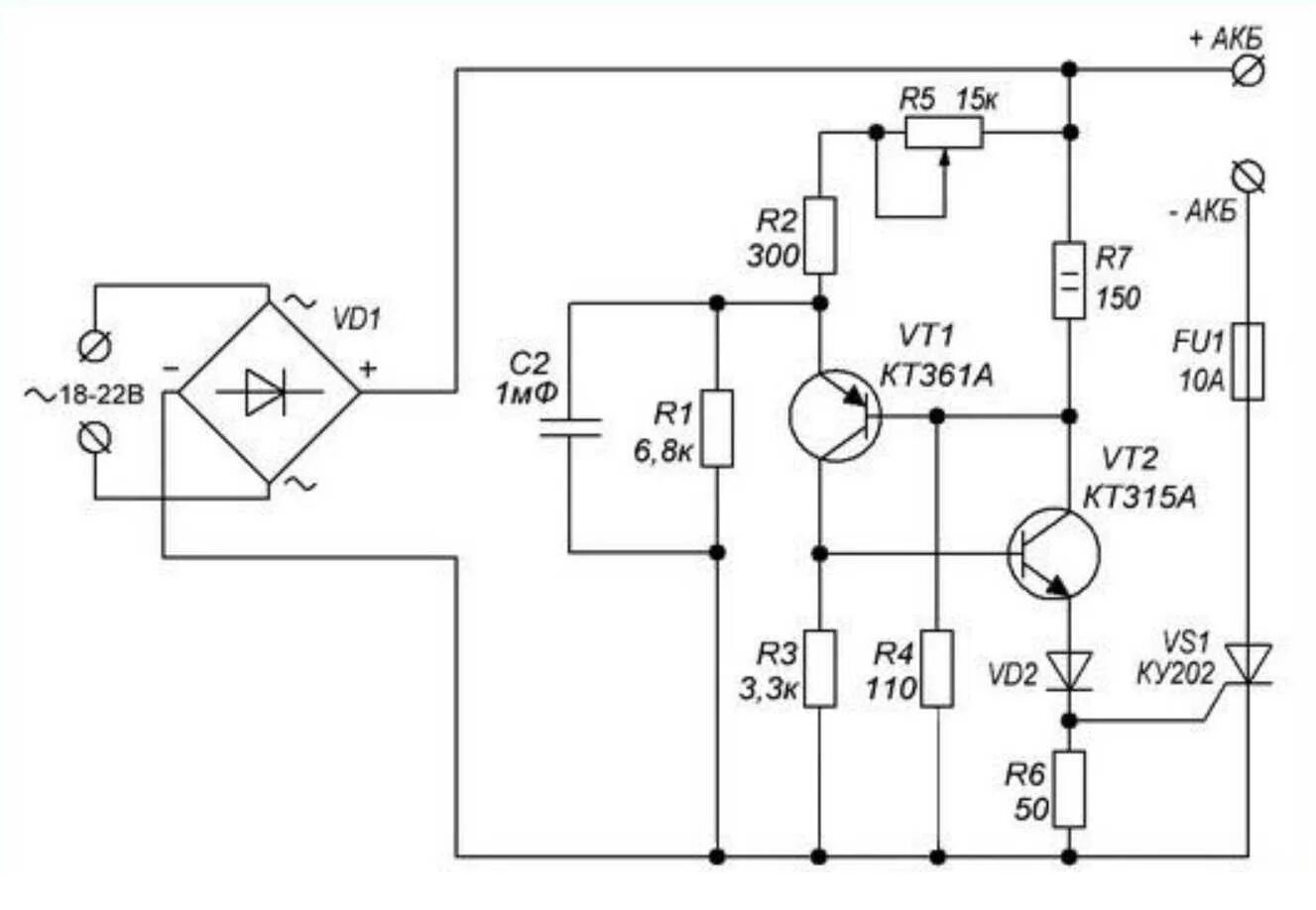 Схема регулятора мощности для ЗУ автомобильного аккумулятора. Схема зарядки аккумулятора на тиристоре ку202н. Зарядное устройство на тиристоре ку202н схема. Схемы ЗУ для автомобильного аккумулятора своими руками на тиристорах.