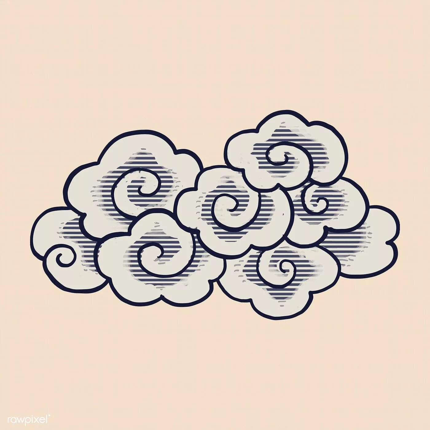 Японские облака. Китайский орнамент облака. Японские облака эскиз. Орнамент облака. Японский орнамент облака.