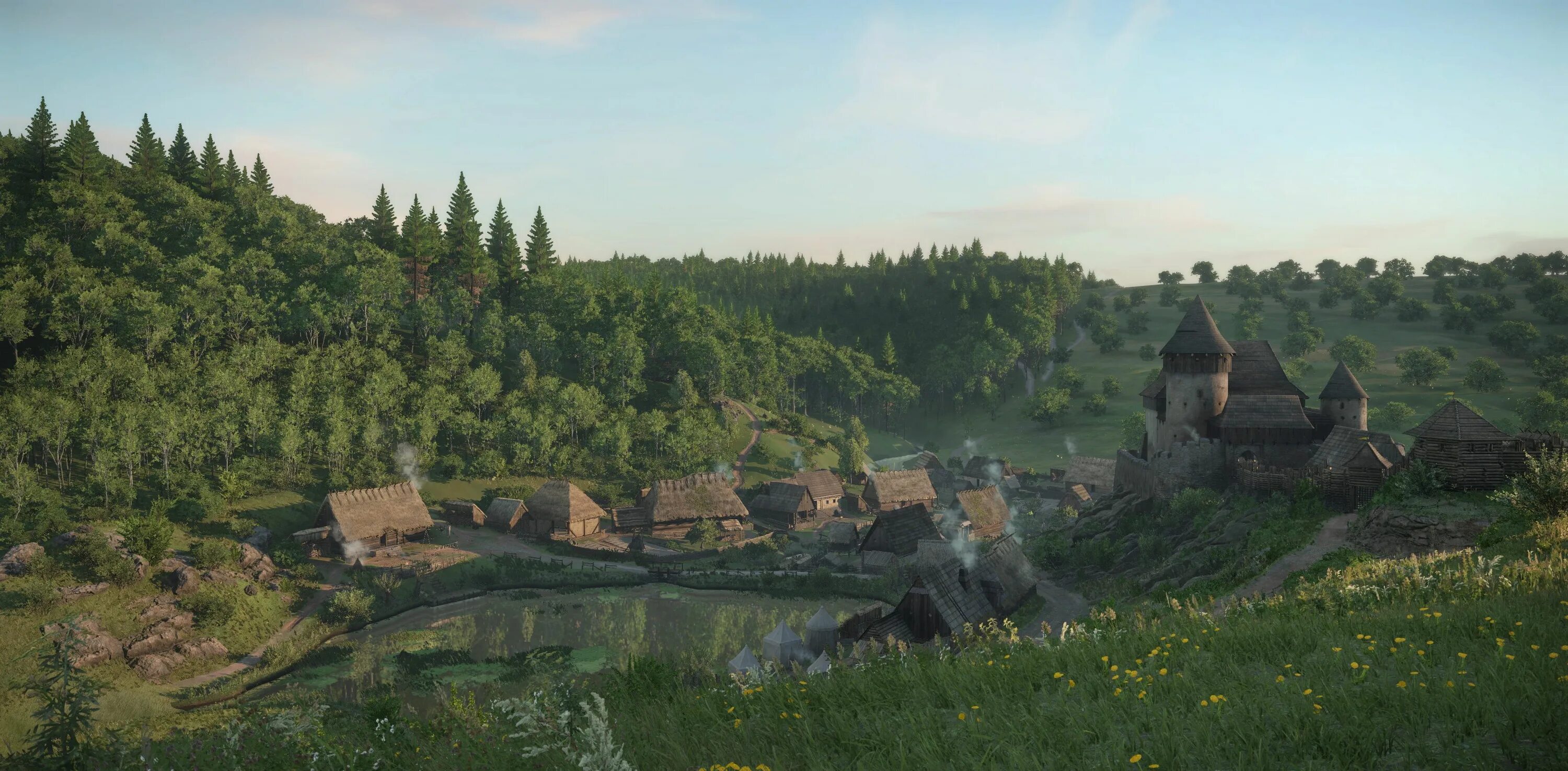 Kingdom come церковь. Kingdom come deliverance архитектура. игра kingdom come deliverance. кингдом кам деревня. kingdom come deliverance замок тальмберг.