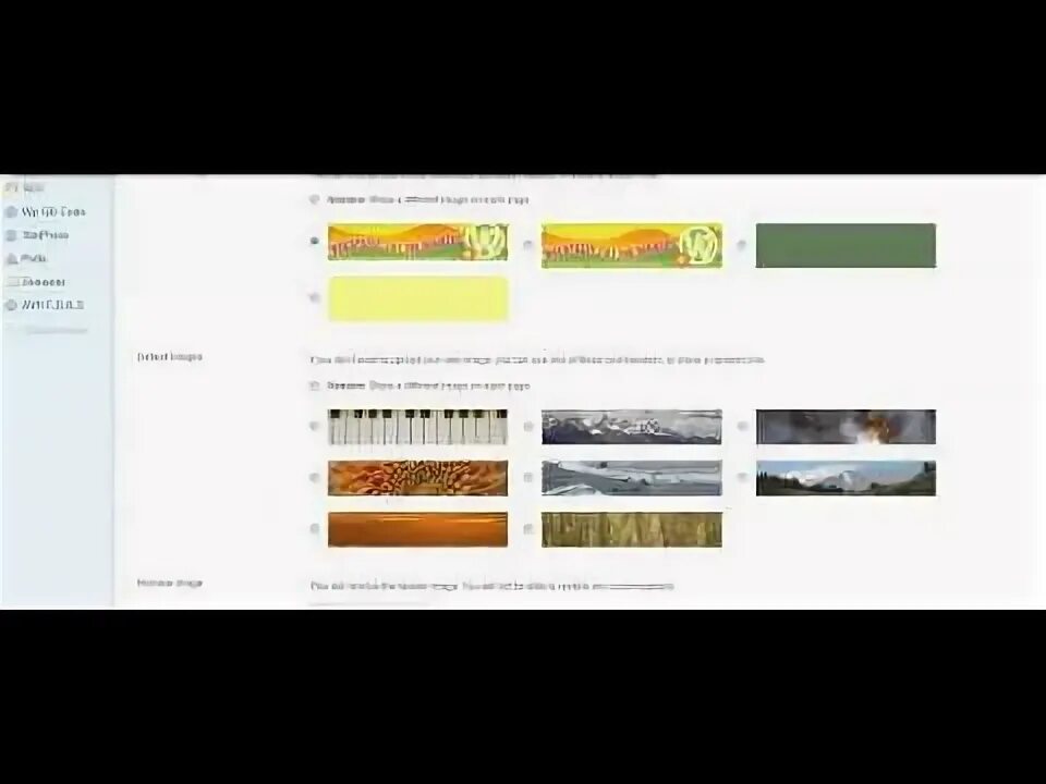 Selected headers. Selected headers