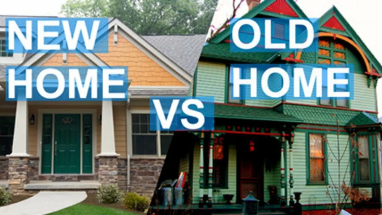 Old new home. Олд хоум. Home vs House.