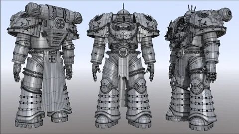 Space marine 3d model
