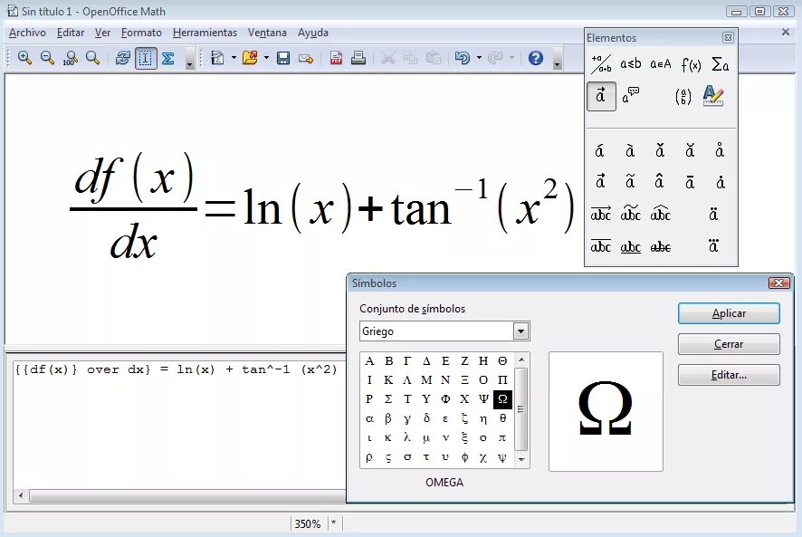 OPENOFFICE Math. Редактор формул Math. OPENOFFICE Интерфейс. Редактор формул OPENOFFICE.