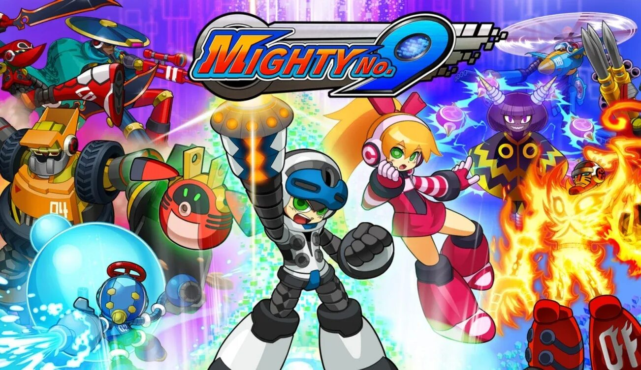 Играть могучие. Mighty no. 9. Mighty n9. Игра Mighty number 9. Mighty no. 9 ps3.