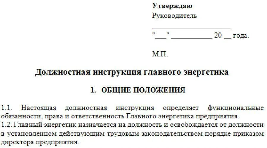 Должностные инструкции сотрудников предприятия. Инструкция должностных обязанностей. Должностная инструкция главного Энергетика. Должностная инструкция специалиста. Инструкция ахо