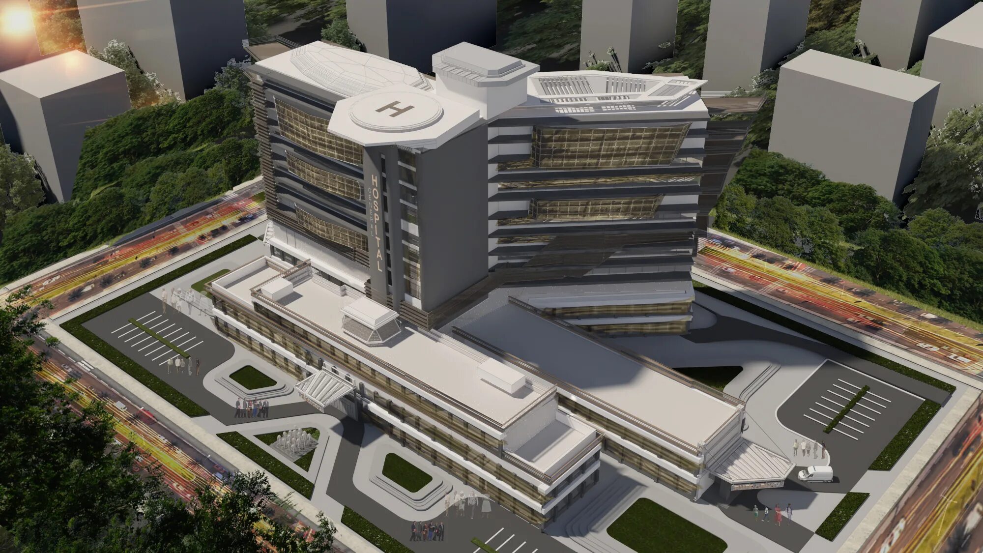 Проект больницы. Современная больница проект. Современное здание больницы. Проект здания больницы современный.