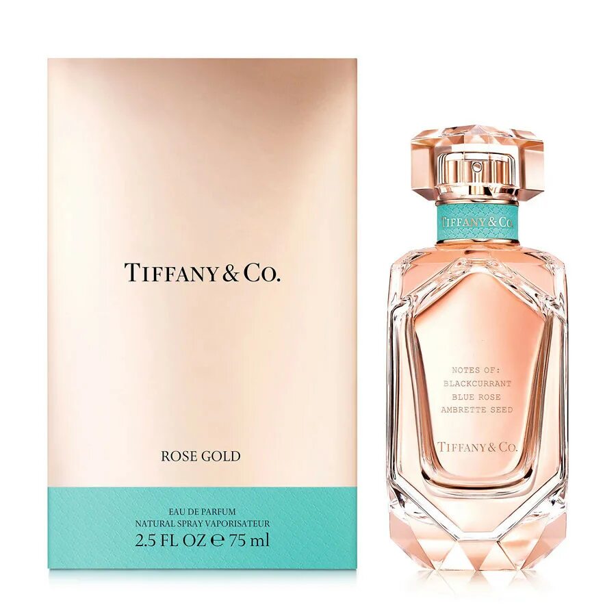 Tiffany духи купить. Tiffany co Rose Gold парфюмерная вода 75 мл. Tiffany & co Rose Gold EDP, 75 ml. Парфюмерная вода Тиффани Роуз Голд. Tiffany co Rose Gold духи.