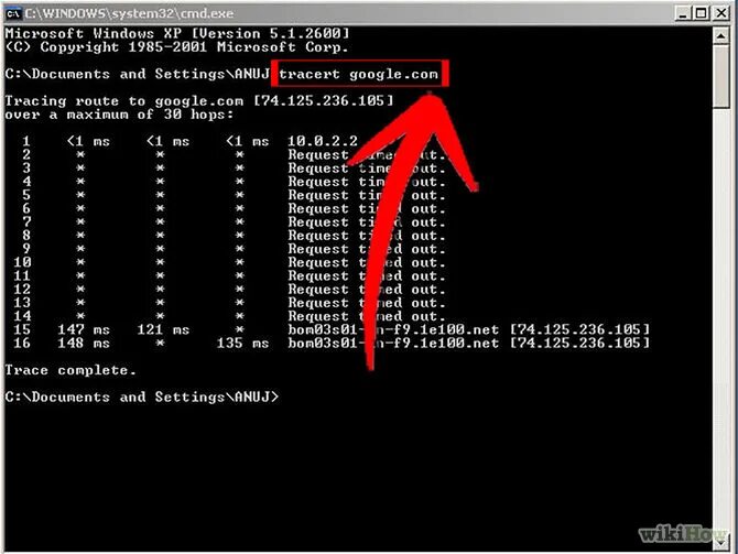 Ping tracert