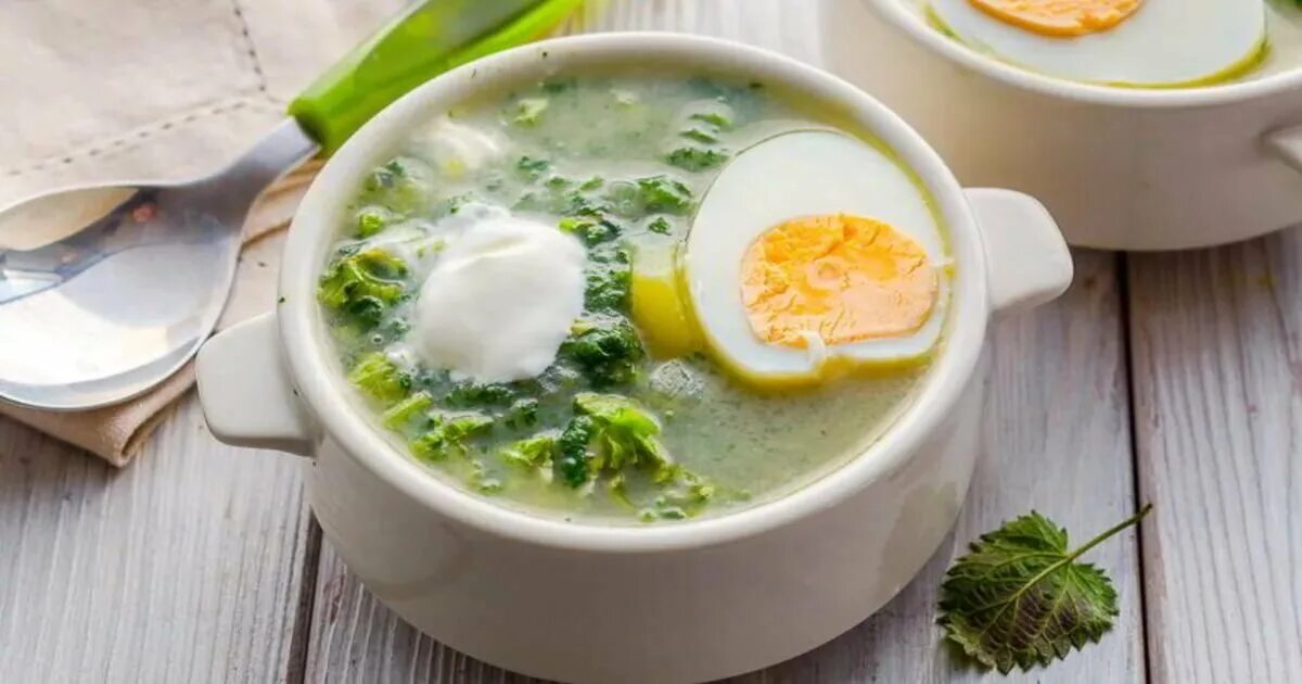 Крапивный суп польза. Щи с крапивой. Крапивный суп с яйцом. Щи зеленые. Щавелевые щи.