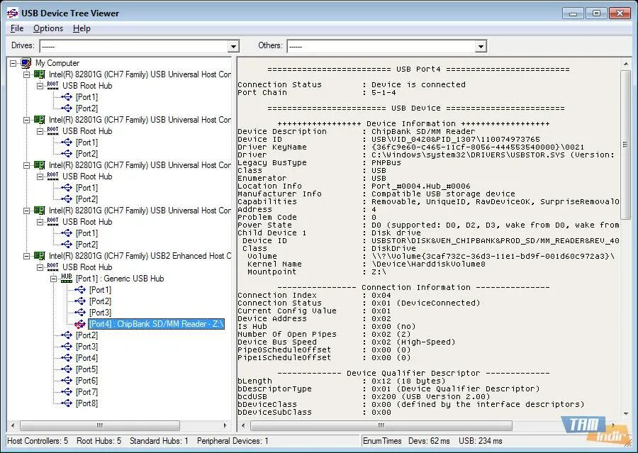 Usb device tree viewer. Tree viewer. usb device. usb viewer. usb вьювер.