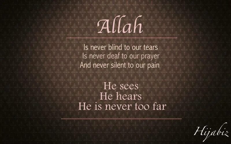 Let us for the best. Allah knows. Only Allah knows. Allah sees all. Everything say Allah.