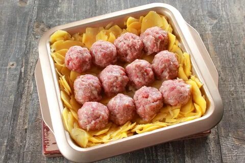 Фрикадельки из фарша рецепт с картошкой