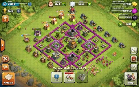 Clash of clans приложении