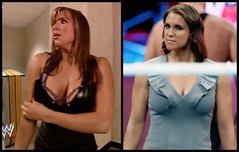 Young Stephanie McMahon Vs. Older Stephanie McMahon. 