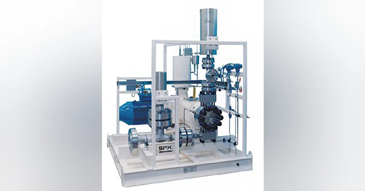 Spx flow. Chemical injection. sulzer modular process skid. chemical injection pump tda-216. lubricant oil pump spx flow.