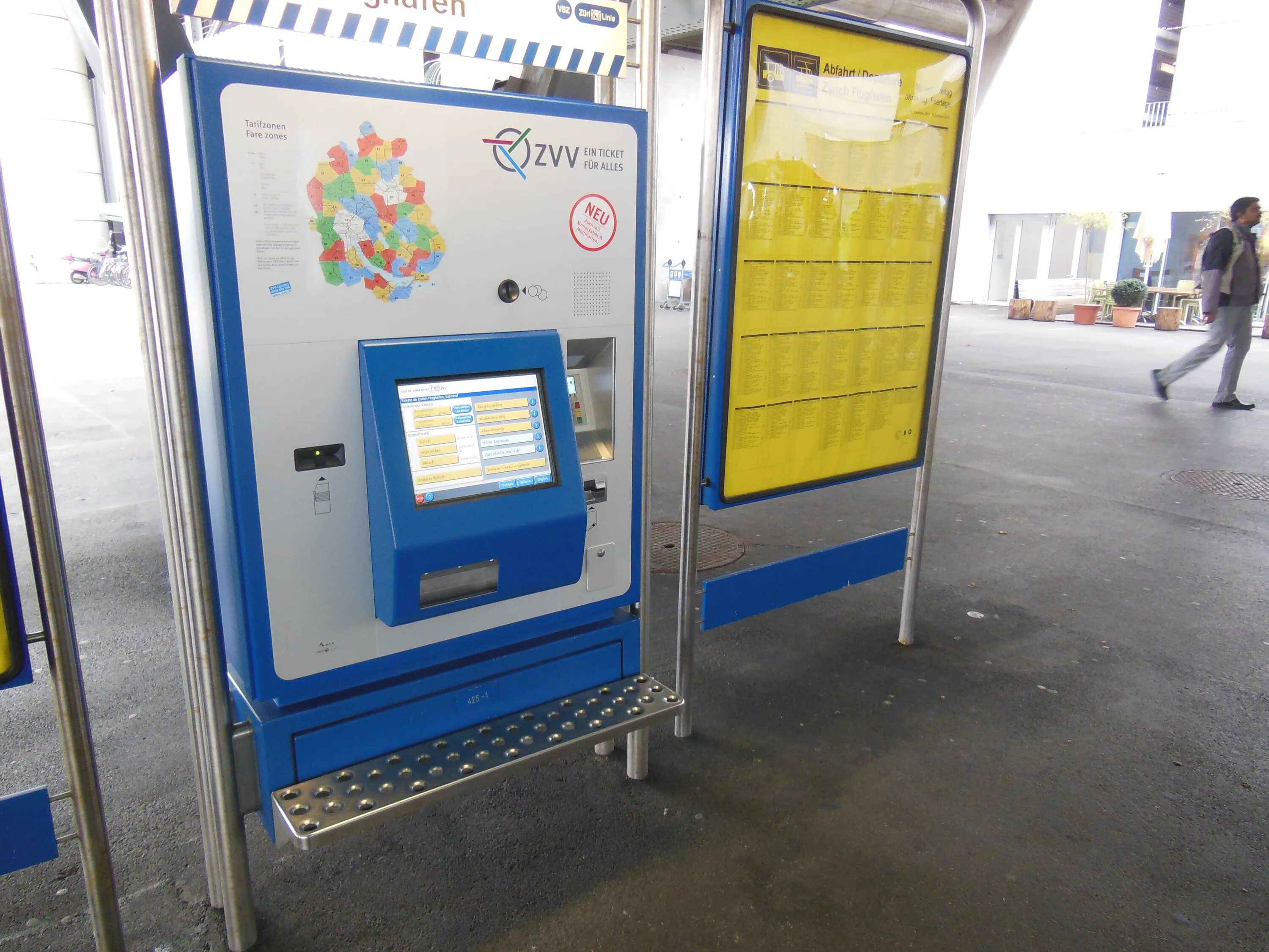 Ticket machine. Ticket machine switzerland. design of ticket machine. monastir airport tram stop.