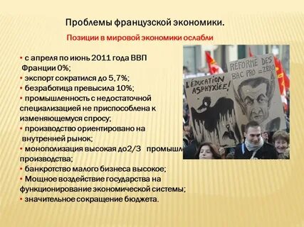 Проблемы франции