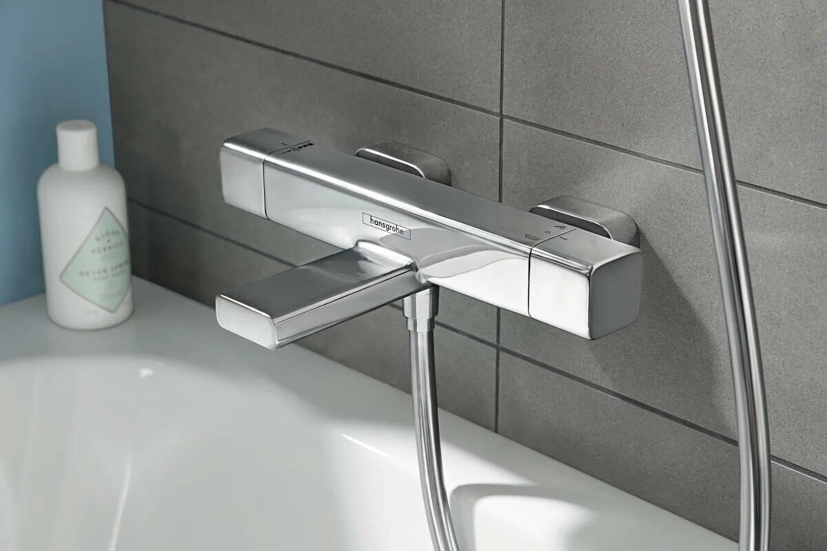 Hansgrohe Ecostat e 15774000. Смеситель Hansgrohe Ecostat. 15774000 Hansgrohe. Термостат Hansgrohe Ecostat e 15774000 для ванны с душем. Сайт хансгрое