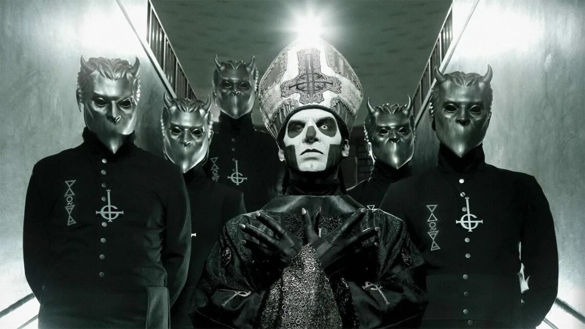 Ghost e. Группа ghost. the band ghost группа. ghost 2025 группа. группа ghost без масок 2025.