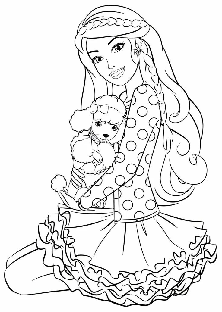 Princess Coloring Pages Barbie K5 Worksheets Barbie coloring pages, Barbie color