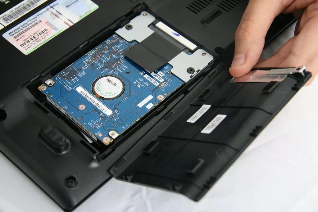 Как поменять hdd