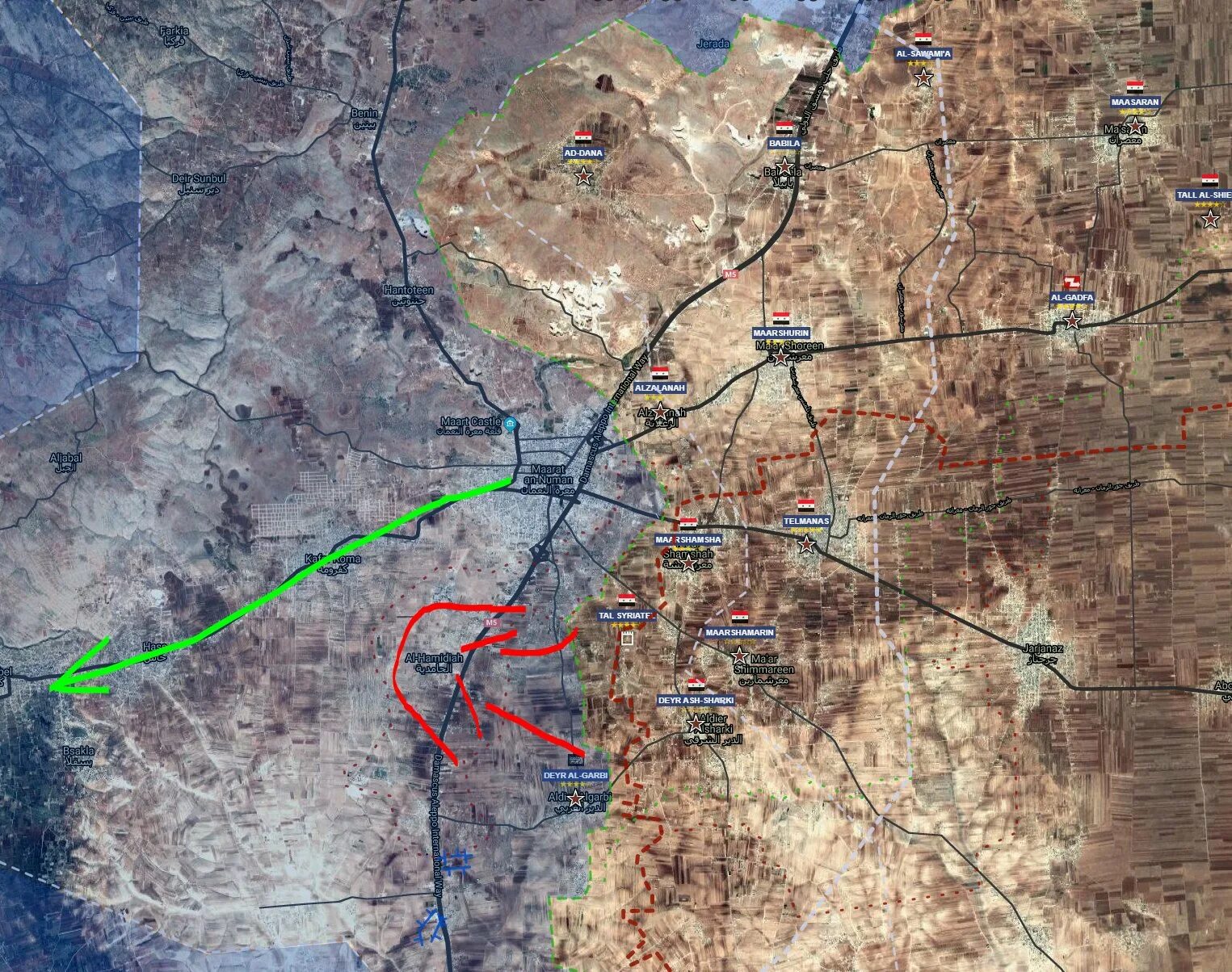 Сирия обзор боевых действий. Сирия Мааррет эн Нууман. Реальная карта Сирии. Военные действия со спутника. Militarymaps Сирия сейчас.