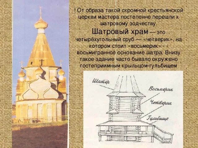 Верхний ярус древнерусского здания. Верхний ярус древнерусского здания