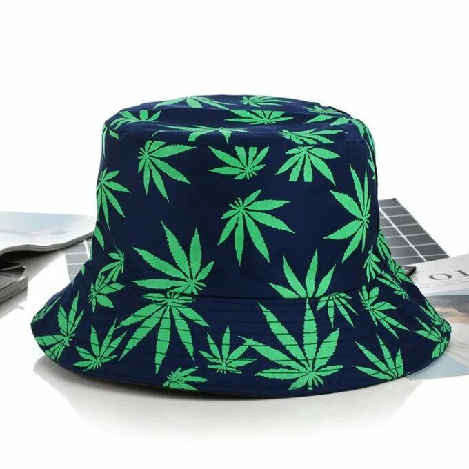 Панама Hemp Cannabis. Шапка Панама. Панама с конопляным листом. Панама Bucket hat.