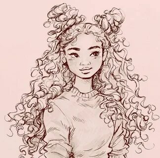 Как рисовать кудри