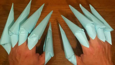 Image gallery for: How to make x men wolverine claws easy origami.