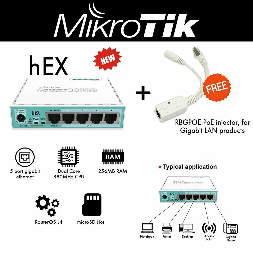 Poe gigabit. Mikrotik hex rb750gr3. Mikrotik инжектор POE. Инжектор Mikrotik RBGPOE 1ge/1poe 48v w/opsu. POE инжектор Mikrotik гигабитный.