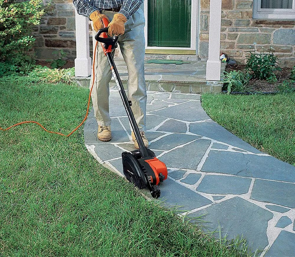 Black+Decker le760ffam Landscape Edger. Подрезчик дерна. Обрезчик кромок газона Gardena. Лопата Блэк Деккер. Стрижка травы купить