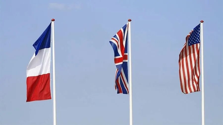 флаг сша и великобритании. сша франция британия. сша великобритания франция. сша германия франция. макрон в великобритании.