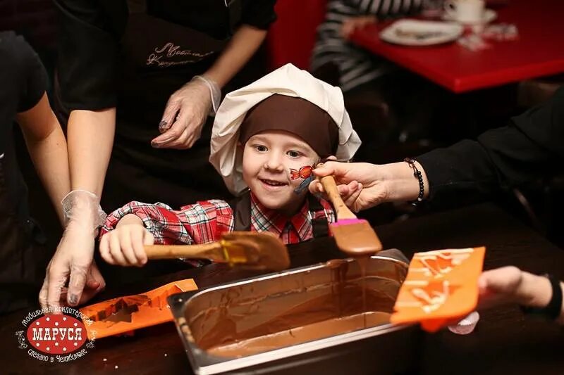 шоколадный мастер класс для детей