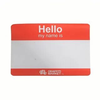 Наклейка hello