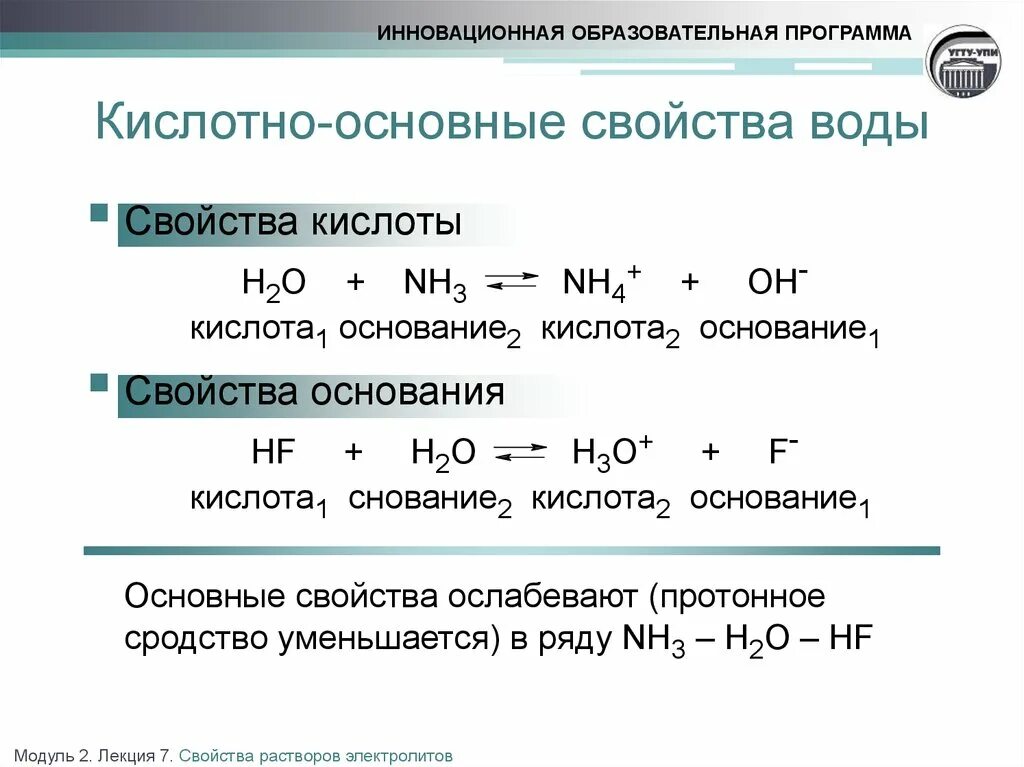 Общие свойства растворов кислот. Физико-химические свойства растворов электролитов. Основные характеристики водных растворов электролитов. Химические свойства растворов электролитов. Кислотно основные свойства воды.