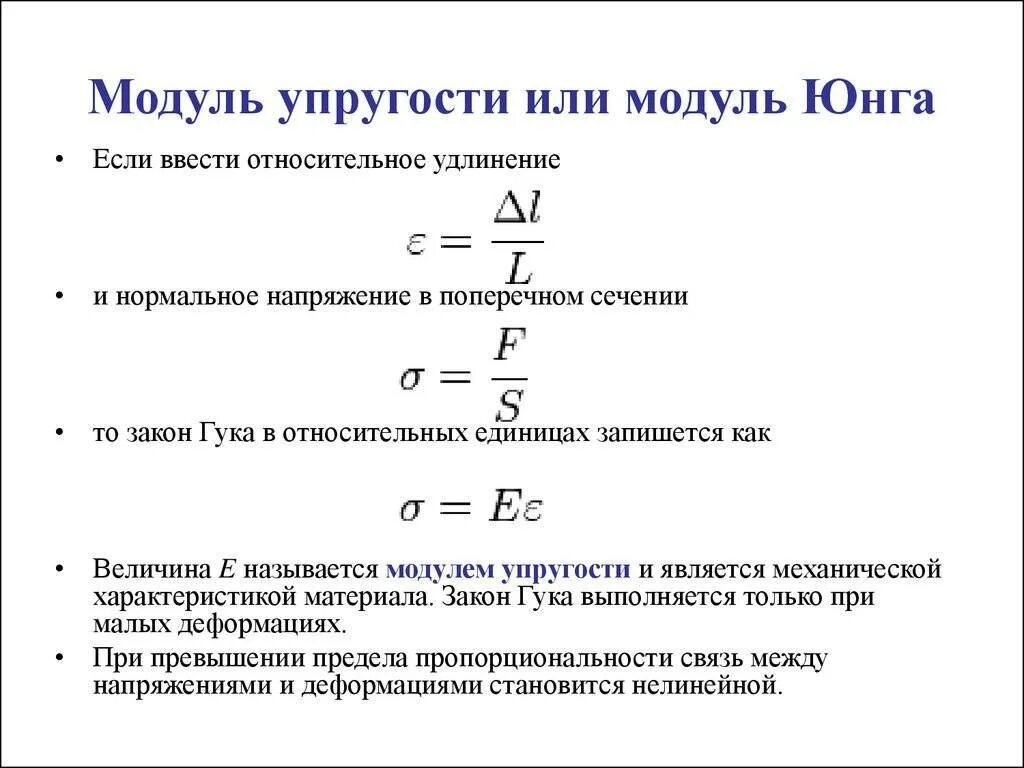 Дать определение упругости. Как определяется модуль упругости. модуль упругости юнга формула. модуль продольной упругости формула. модуль продольной упругости материала формула.