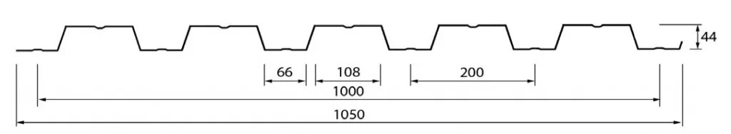 Х 3 1000 0. Профлист нс44 чертеж. Н-44 профнастил с чертежом. Нс44-1000-0.7 ГРАНДЛАЙН. Профлист с44 чертеж.