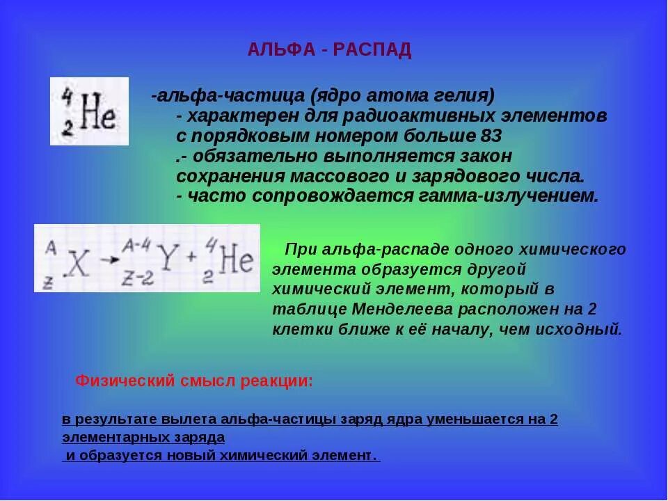 Радиоактивного распада ядер атомов. Альфа частица. Альфа частица это гелий. Альфа распад характерен для. Альфа частица ядро гелия.