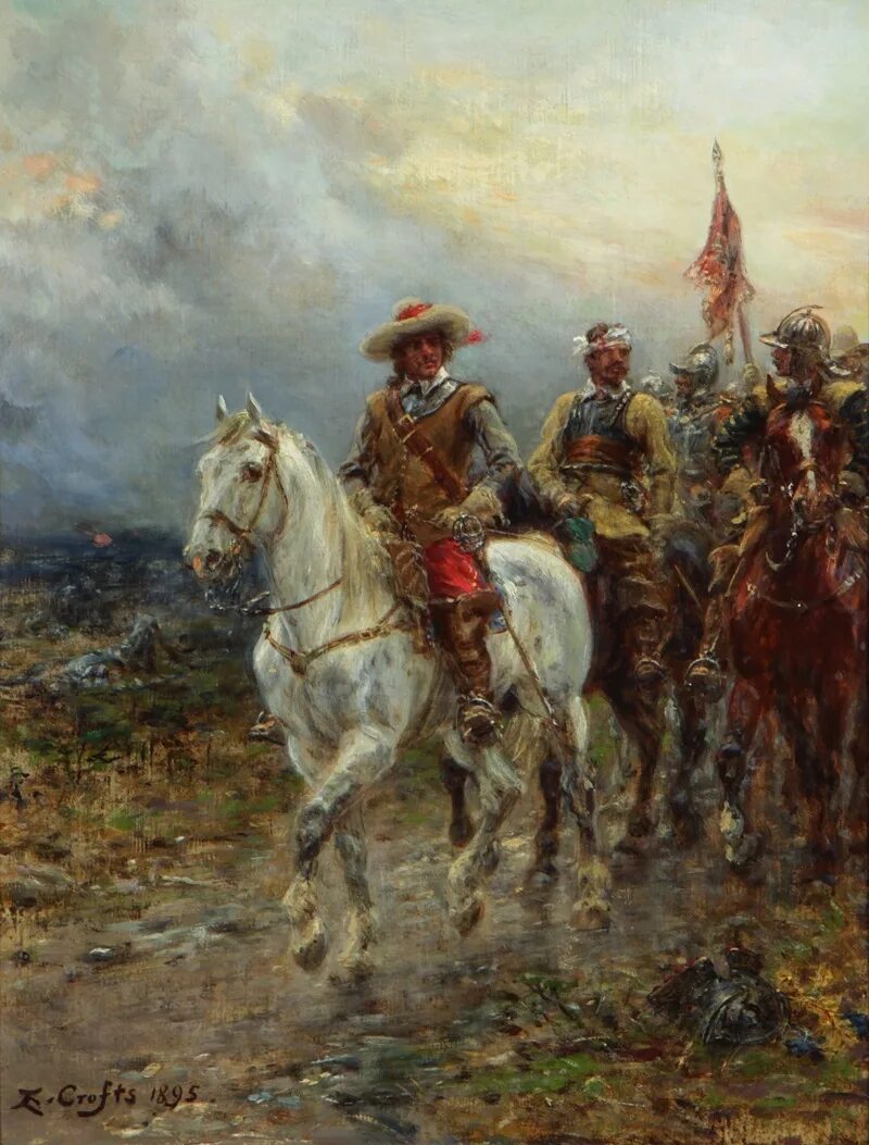 Произведения исторические военные. Ernest Crofts (1847-1911). Батальный Жанр в изобразительном искусстве.