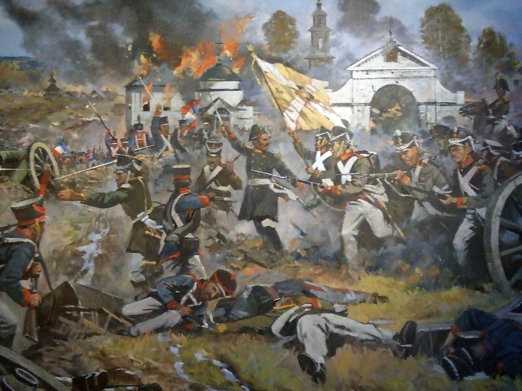 Сражение 12 октября 1812. Армия Наполеона в Москве 1812. Клястицы сражение 1812.