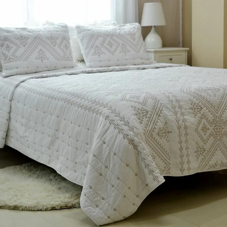 Покрывало стеганое Jaquard Pique Pillow 240 260. Покрывало Arya Bedspread Set. Покрывало на кровать Кинг сайз. Покрывала х б